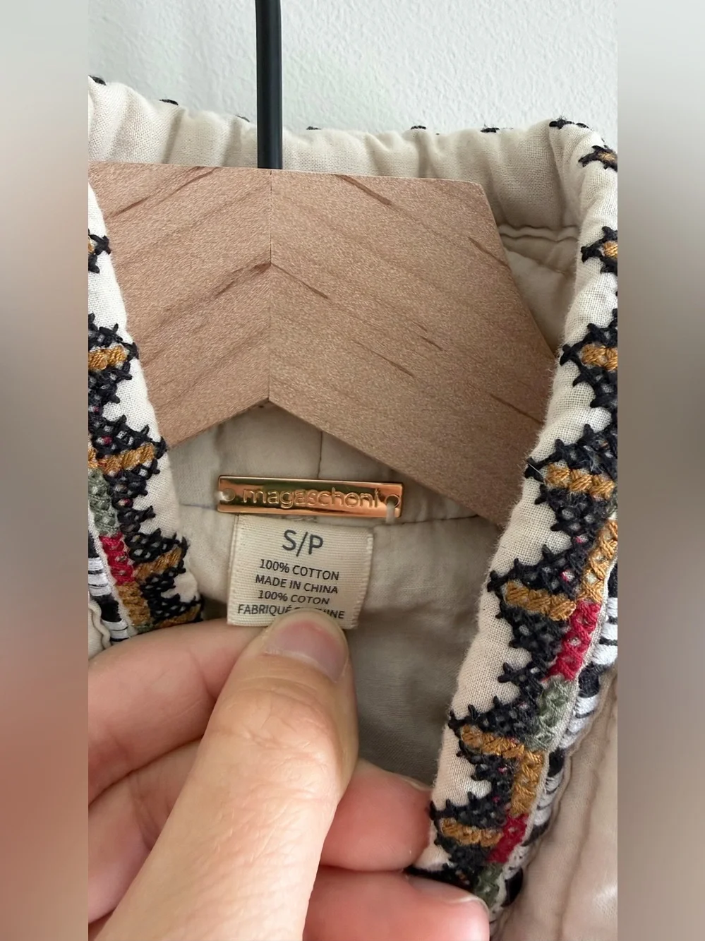 Magaschoni Cotton Quilted Tie Jacket - Picture 8 of 11